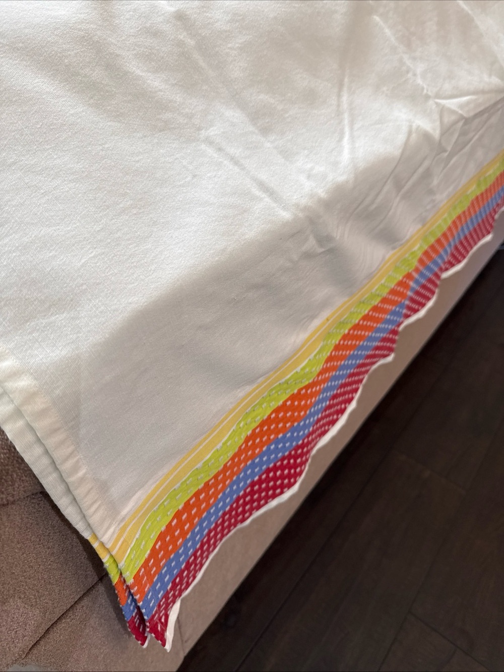 Fiesta brand vintage tablecloth 83x55” dining - Picture 2 of 7